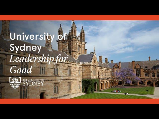 The University of Sydney | Leadership for Good