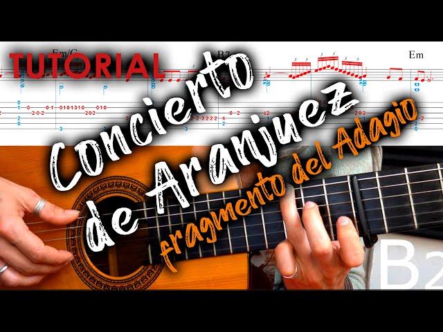 Cómo tocar EL CONCIERTO DE ARANJUEZ para guitarra sola