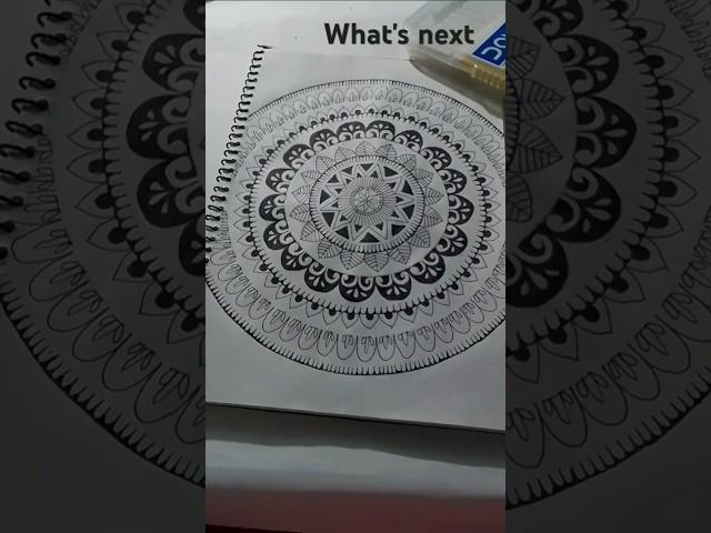 Art by Aditi Rathore #howtodrawsimplemandala #simplemandalaart #mandaladesign #mandalaartforbeginner