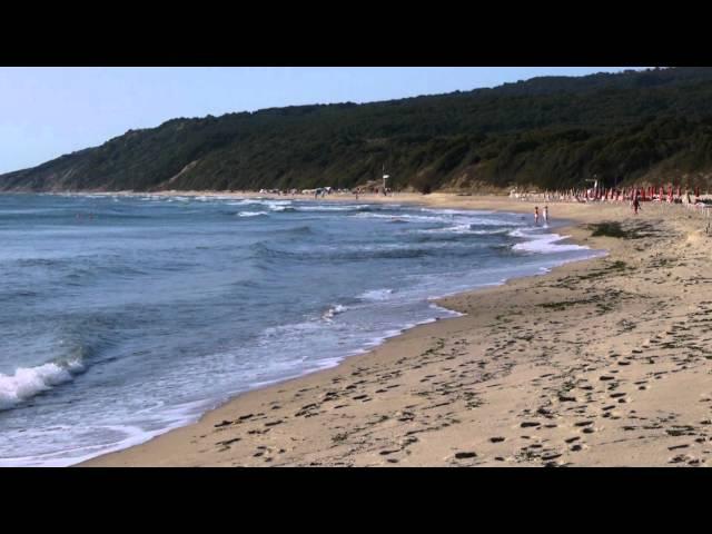 Idyllic Irakli beach on the Black Sea coast of Bulgaria.