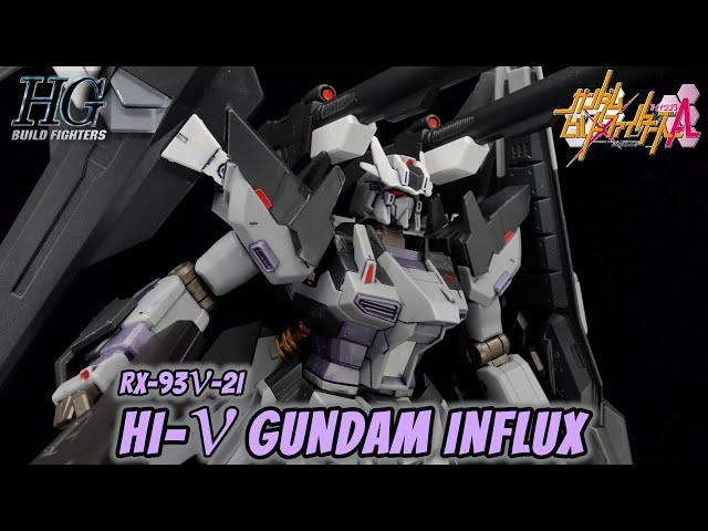 P-Bandai HG Hi-Nu Gundam Influx Review | Gundam Build Fighters Amazing