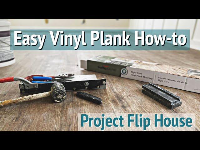 Easy Rigid Core Vinyl Plank Flooring Installation | How to Install Luxury Vinyl Plank