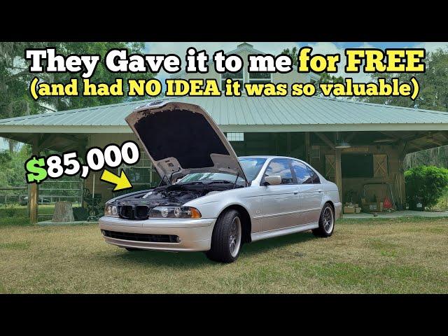 We turned this Broken, Old & FREE BMW into $85,000 (extremely rare)