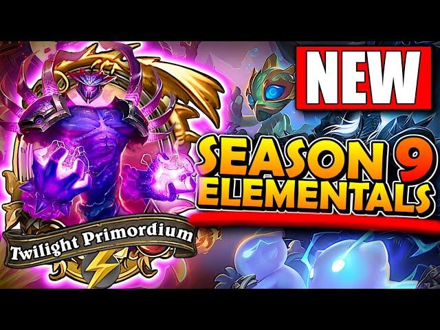 The NEW Elemental Strategy is INSANE! | Hearthstone Battlegrounds