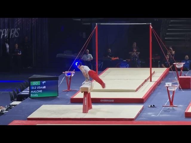 Brody Malone - USA - Pommel Horse - Qualifications - Paris World Cup 2022