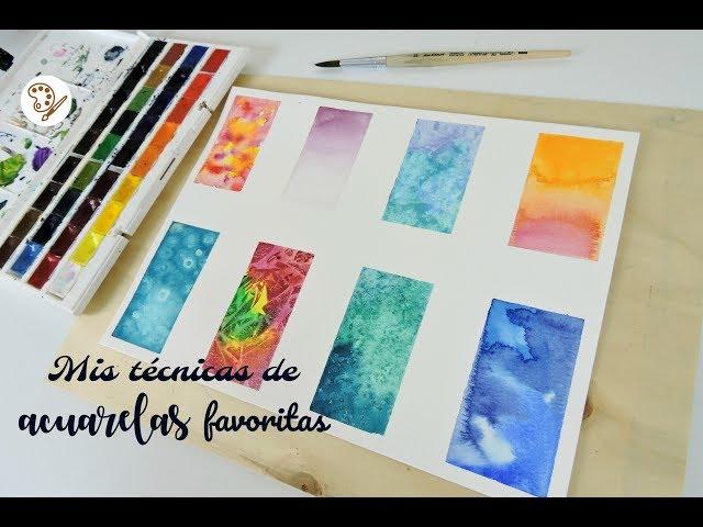 TÉCNICAS INCREÍBLES PARA PINTAR CON ACUARELAS | YOUR CREATIVE CHANNEL