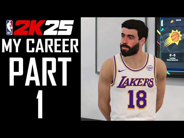 NBA 2K25 - My Career - Gameplay Walkthrough - Part 1 - "Player Creation, NBA Debut"