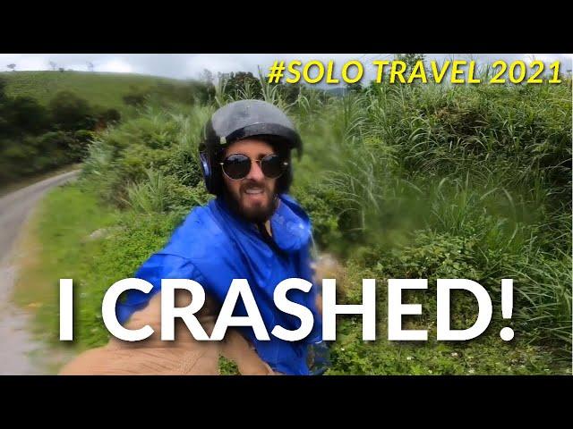 I CRASHED MY MOTORBIKE IN LAOS’ MOUNTAINS  (Solo Travel 2021)