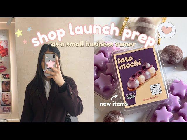 SMALL BUSINESS Vlog  Prepping gift sets, making signage & retail labelling