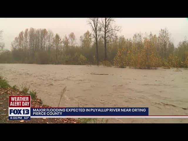 Major flooding expected in Puyallup River near Orting | FOX 13 Seattle