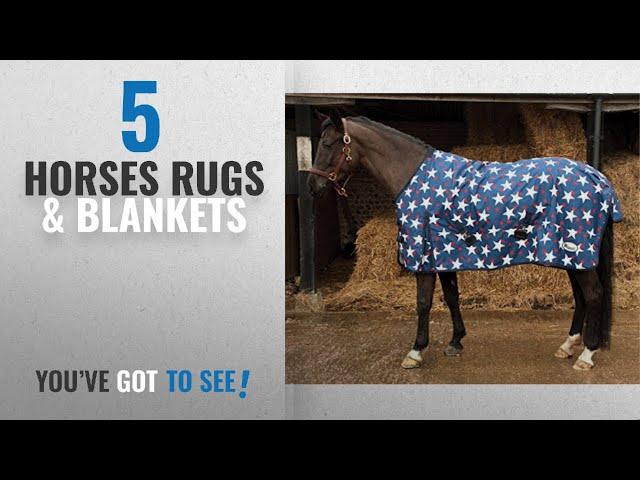 Top 10 Horses Rugs & Blankets [2018]: NEW Star Design Lightweight Waterproof Turnout Rug for Horse,