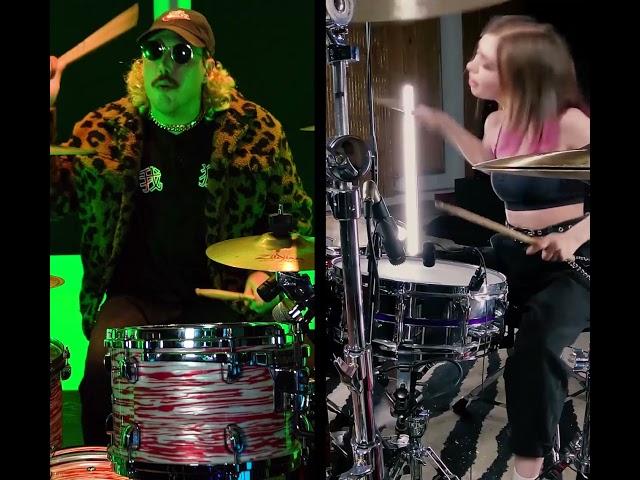 Drum Collab - Josh Miller and Anastasia Sereda