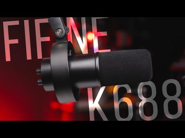 FiFine K688 USB / XLR Mic Review (vs FiFine K658, Shure MV7, Maono PD400X, Samson Q9U, FDuce SL40)