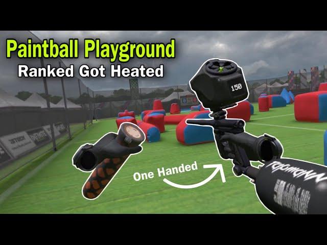 This Ranked Match Got Heated In Paintball Playground VR