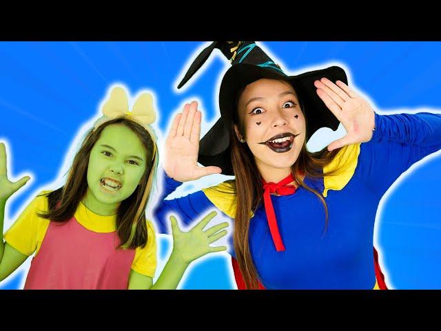 Peekaboo Halloween & Witch Dance Face Puzzle | Hokie Pokie Kids Videos