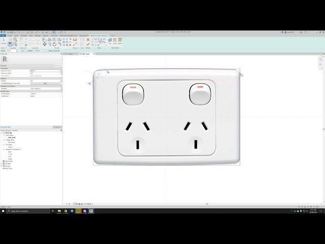 Revit Family Creation - Simple Electrical Fixture