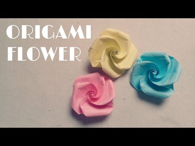 Origami Easy - Origami Flower Tutorial