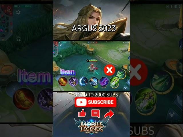 ARGUS best build 2023 #mlbb #mlbbtopcreation #mobilelegends