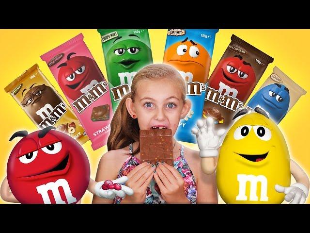 WORLD EXCLUSIVE! M&Ms Chocolate Bars *BRAND NEW*