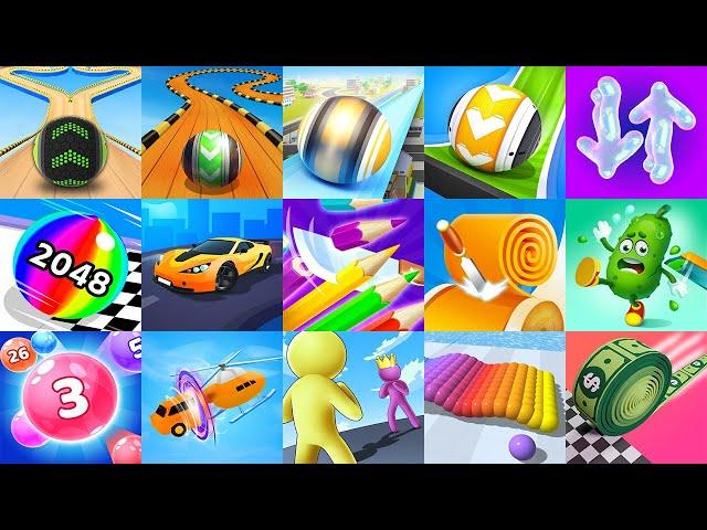 Going Balls VS Sky Rolling Balls Ball Run 2048 Blob Runner 3D Flag Painters Coin Rush #51