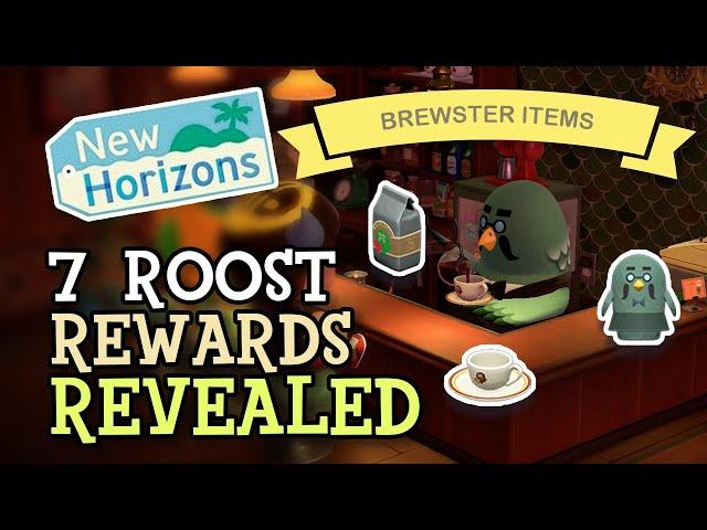 Animal Crossing New Horizons: THE ROOST ITEMS REVEALED (How To Unlock BREWSTER REWARDS) Update Guide