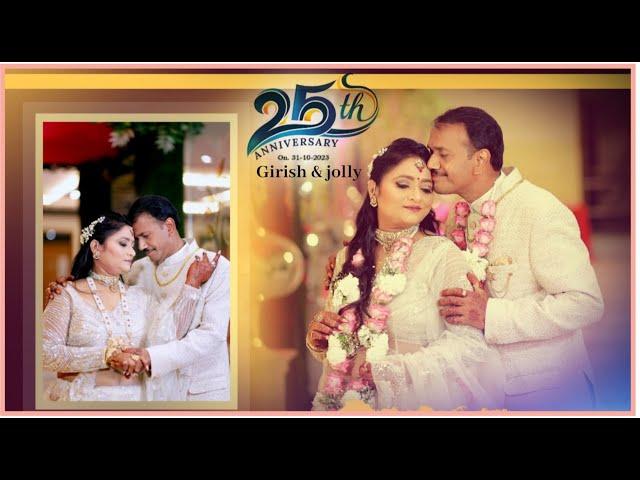 25th Anniversary || Silver Jubilee || Girish & jolly || Best Cinematic Highligts 2024 ||