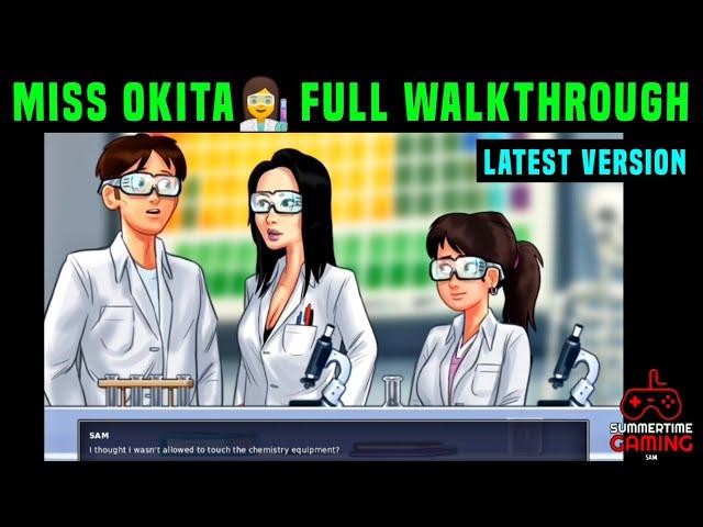 MISS OKITA WALKTHROUGH  MISS OKITA SERUM SUMMERTIME SAGA 0.20.16 FULL STORYLINE - SUMMERTIME GAMING