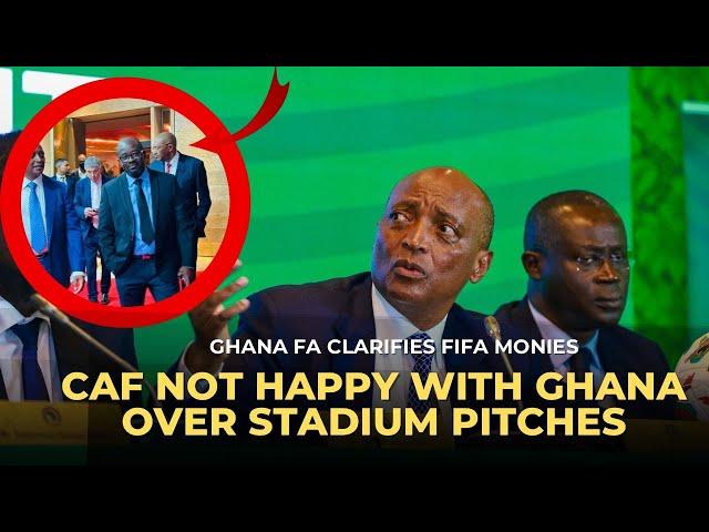 CAF BL@STS  GHANA OVER LACK OF PITCH FOR AFCON QUALIFIERS & GFA CALRIFIES