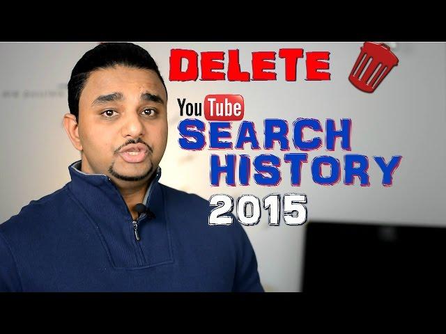 Delete Youtube Search History- Clear Watch History 2015- How TO