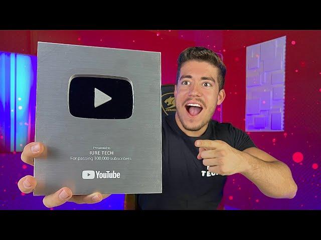 RECEBI A NOVA PLACA DO YOUTUBE E FIZ MEU ESPECIAL 100 MIL INSCRITOS!