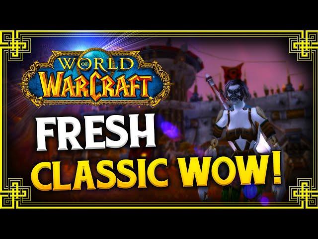 FRESH Classic Vanilla Server Launch! PVP EU Server Warrior Leveling!