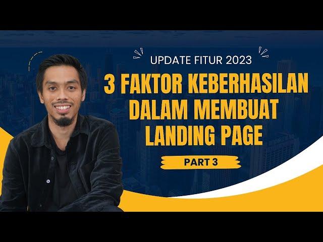 Update 2023! Cara Membuat Landing Page (PART 3)