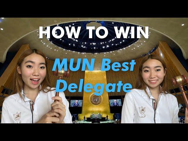 HOW TO WIN MUN BEST DELEGATE (short and sweet)