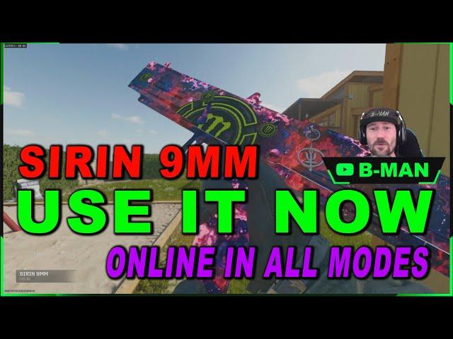 bo6 glitch: SIRIN 9MM EARLY !! how to equip and use the SIRIN 9MM DLC weapon early in bo6.