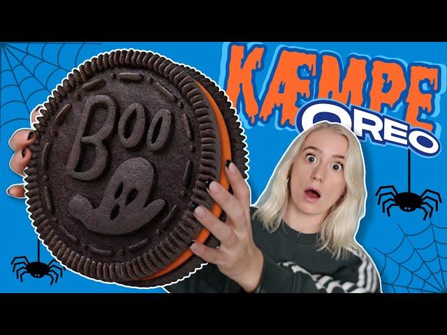 Laver en KÆMPE HALLOWEEN OREO!