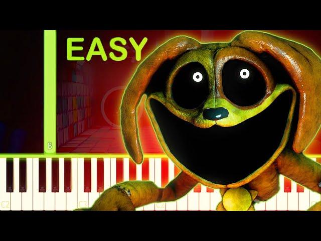 DOG DAY SONG | POPPY PLAYTIME 3 - EASY Piano Tutorial