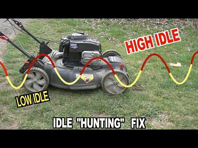 Fixing A 6.25EX Mower from surging...Up and Down...Up and Down...