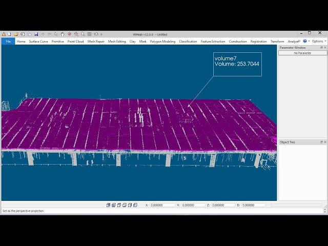 Calculate the Volume of Concrete Pouring between Two Scans