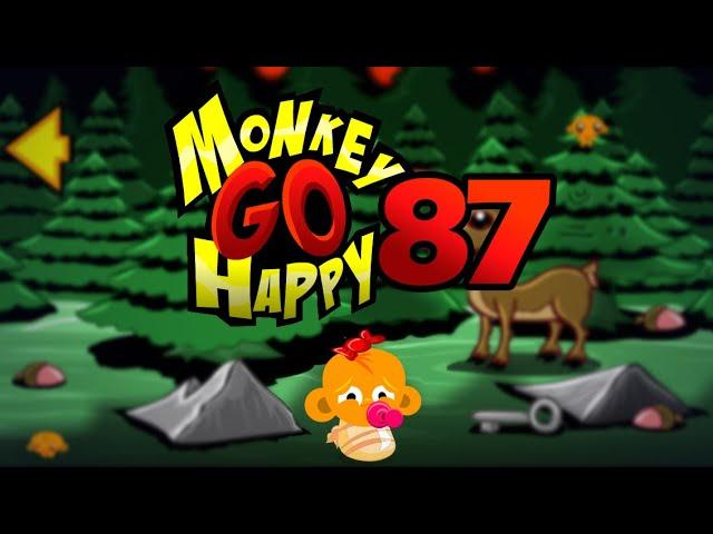 Игра "Счастливая Обезьянка 87" (Monkey GO Happy 87) - прохождение