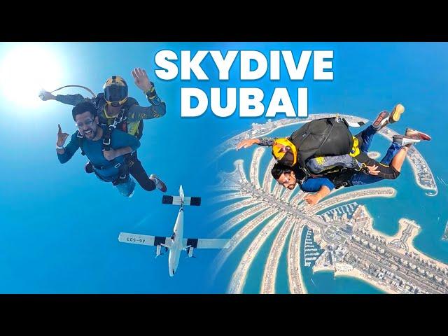 Skydiving Dubai | How Does Falling From 13,000 Ft Feel Like? | First Time Experience