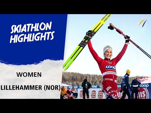 Therese Johaug makes it two in a row in Lillehammer  | FIS Cross Country World Cup 24-25