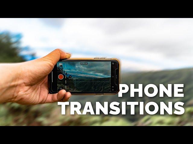7 EASY Phone In-Camera TRANSITIONS You NEED to Try | With Behind the Scenes