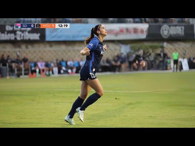 Alex Morgan Scored Her 50th Club goal vs Houston Dash 2022 HD