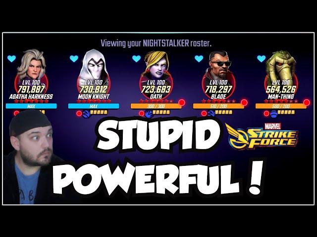 Night Stalkers Top 5 Everywhere Team! | Blade Is RIDICULOUS! | Marvel Strike Force