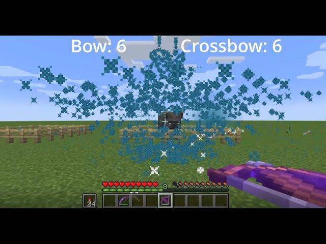 Bow vs Crossbow with Firework Rockets: Which can do the most damage?