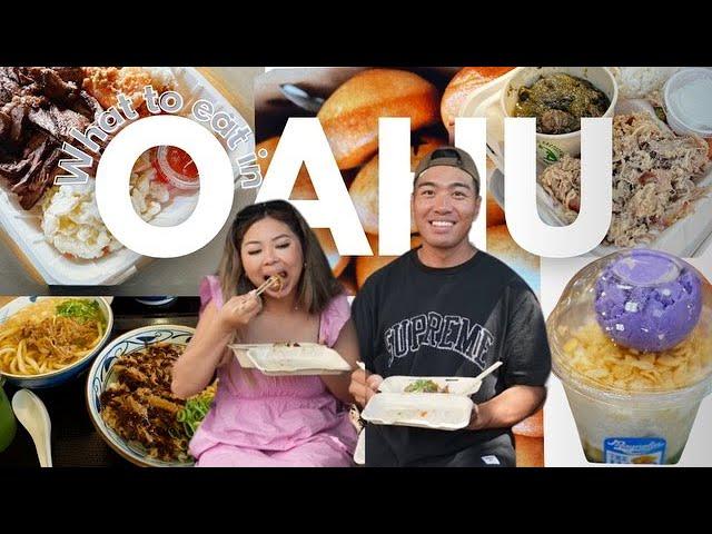 What to EAT in Oahu, Hawaii! Food Tour 