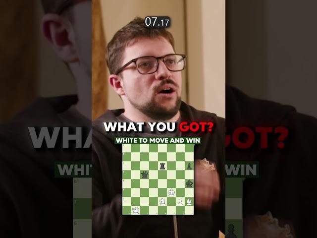 Grandmaster MVL SOLVES THE INCREDIBLE CHESS PUZZLE in SECONDS