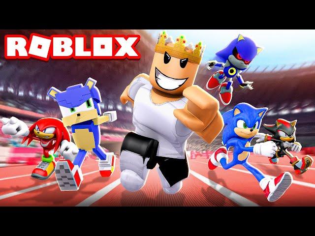 Playing SECRET SONIC Games In ROBLOX