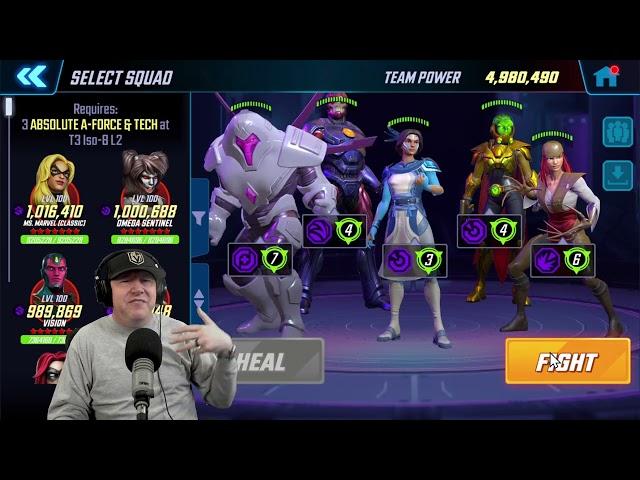 NOT GREAT - FROZEN DIMENSION GAMEPLAY - MARVEL Strike Force - MSF