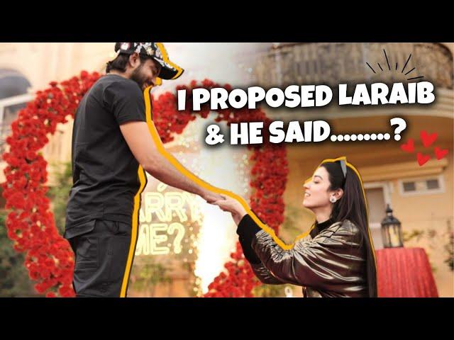 I Proposed Laraib and He Said? | ZARAIB | Laraib Khalid | Zarnab Fatima